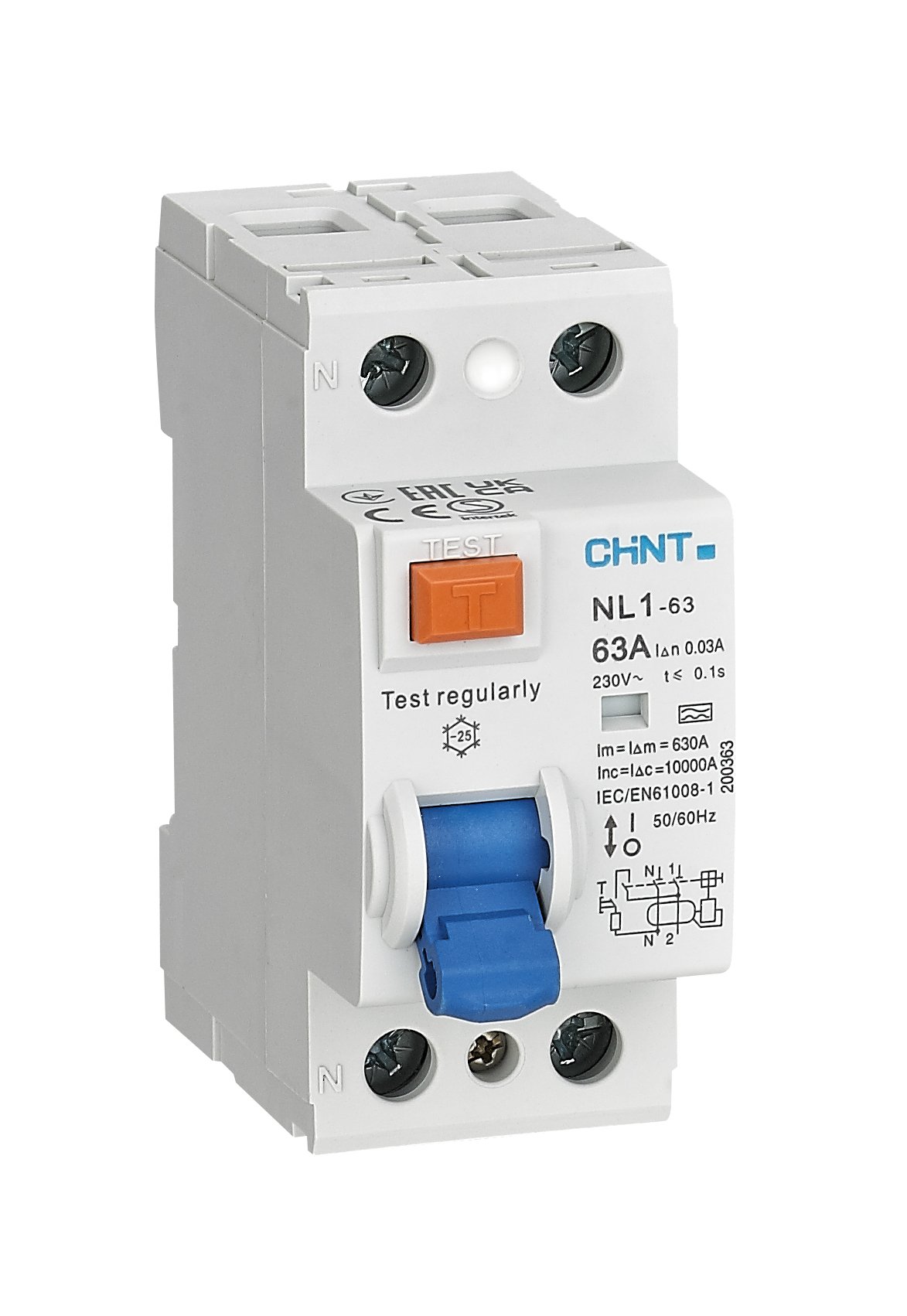 NL1 Serisi AC 6kA 4*100A 30mA K.A.K