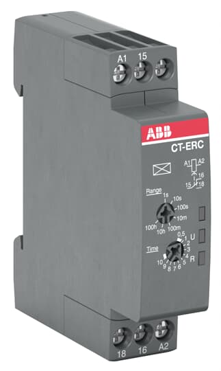 CT-ERC.12 Time Relay ON-delay 1C/O
