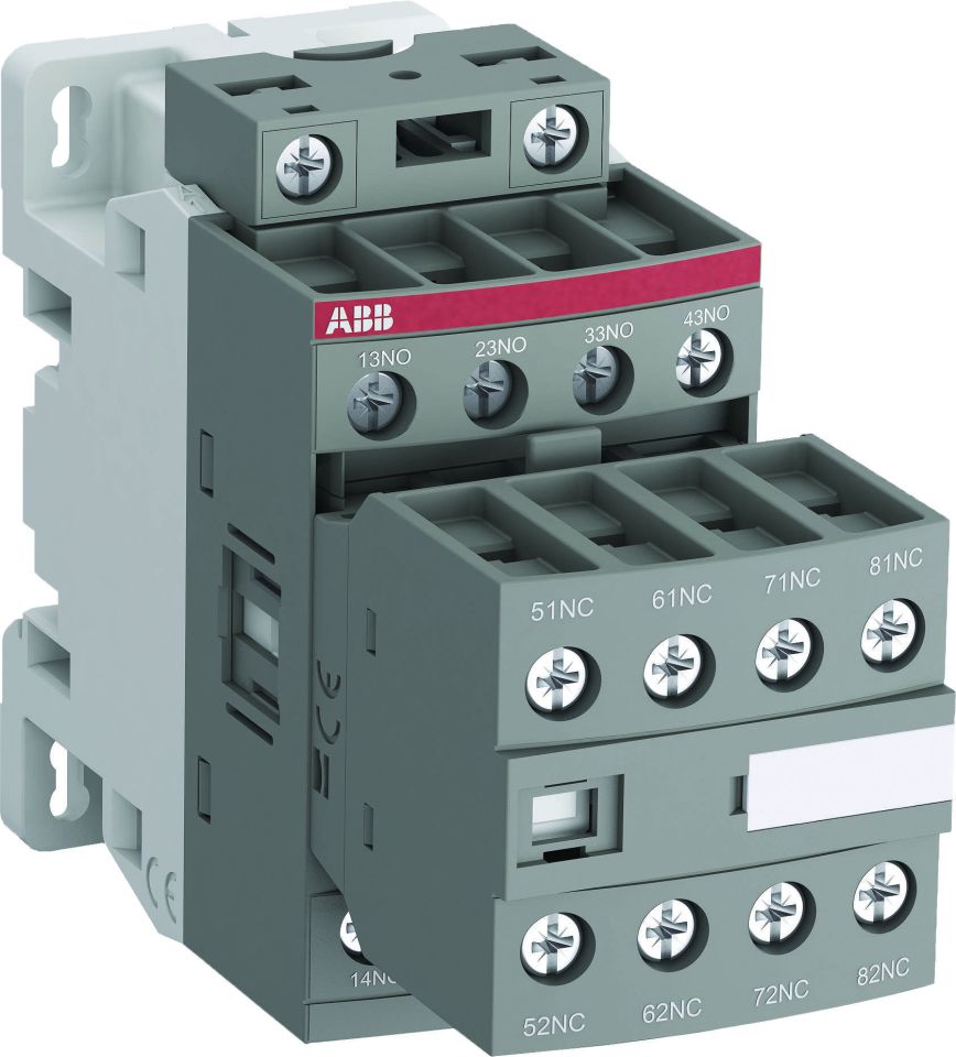 NF44E 100-250VAC/DC 16A yardımcı kontaktör 4NA+4NK