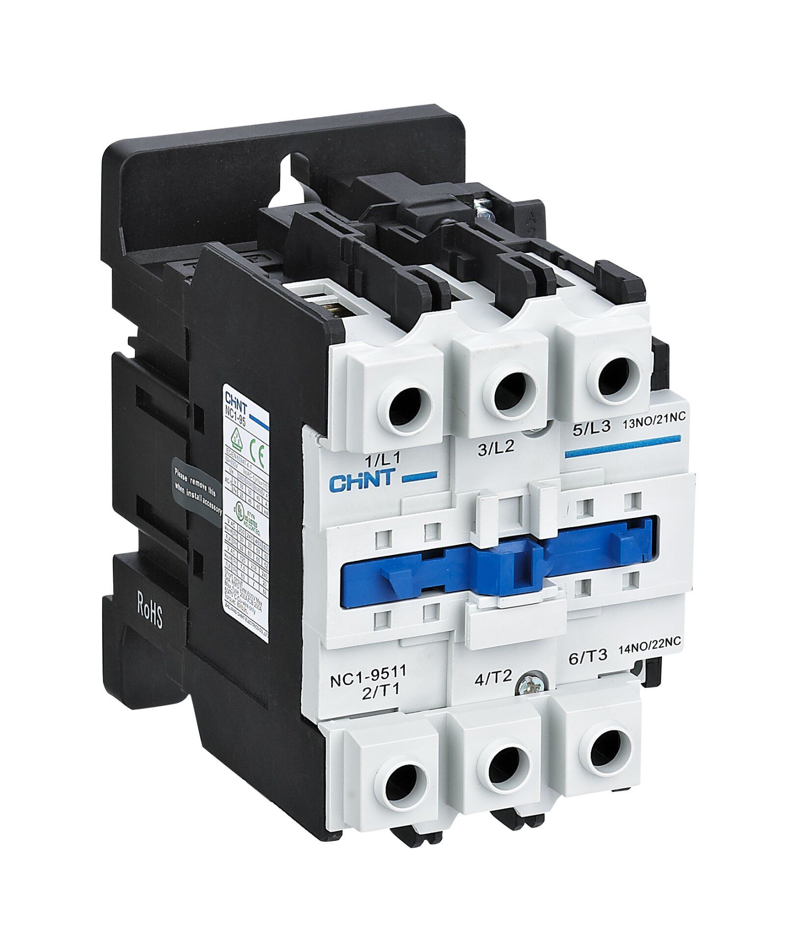 NC1-9511 220V AC 3P 45kW, 95A 1NA+1NK Kontaktör