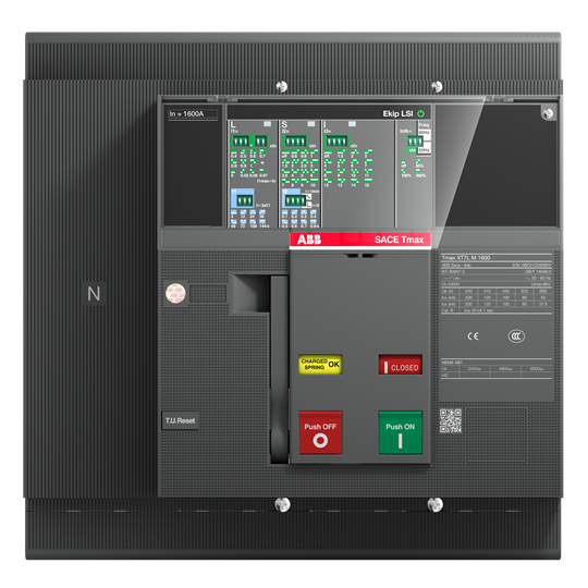 XT7S 800A M 50kA 4P PR231/P-LS/I sabit tip şalter
