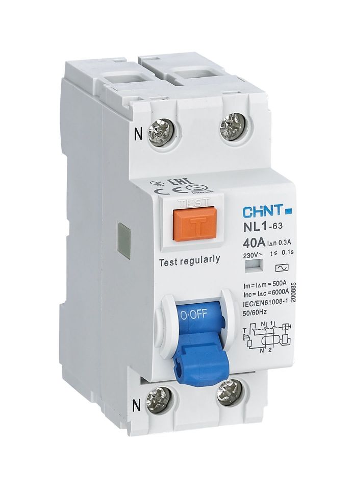 NL1 Serisi AC  6kA 2*80A 300mA K.A.K
