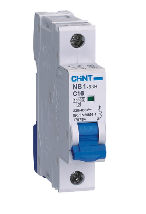 NB1 Serisi 1*10A C tipi 10kA otomatik sigorta