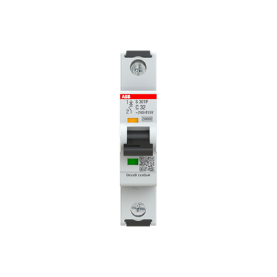 S301P-C32 1*32A C tipi 25kA otomatik sigorta