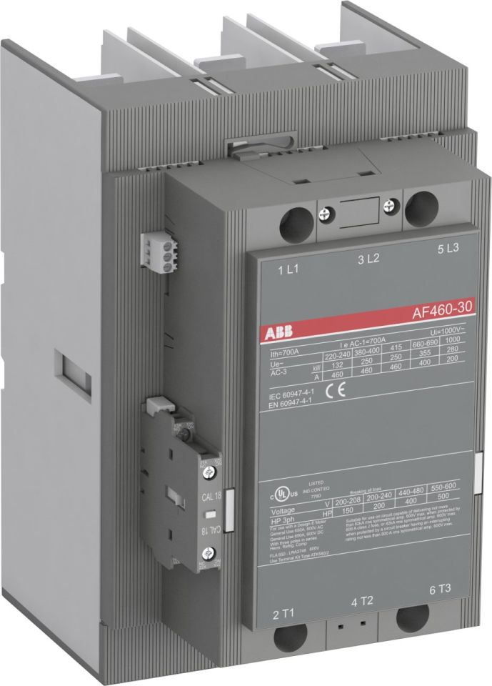 AF400-30-11 100-250VAC/DC 400A 3P kont.1NA+1NK