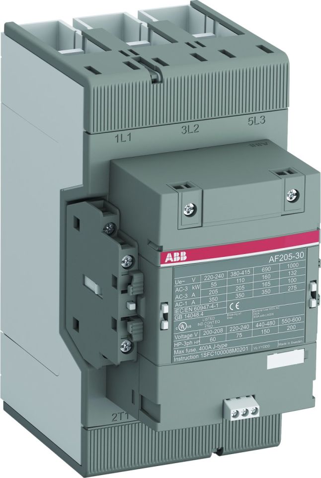 AF205-30-11 100-250VAC/DC 205A 3P kont.1NA+1NK