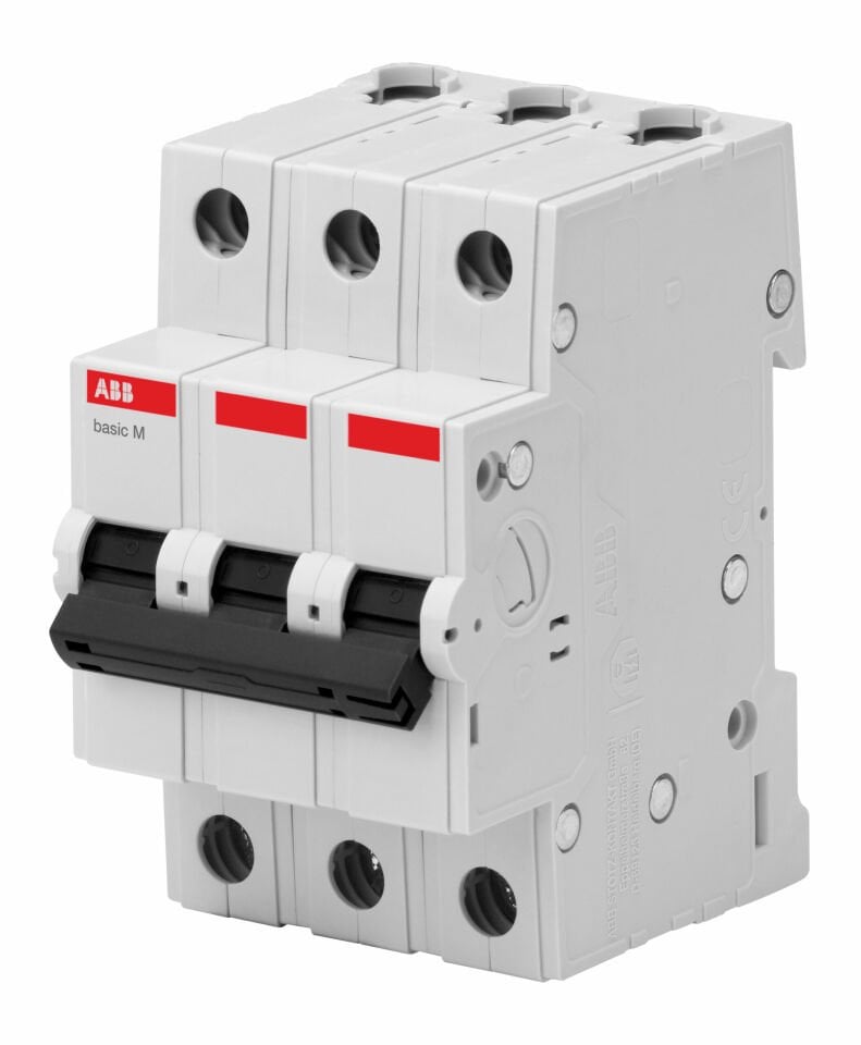 BMS313B63 BasicM 3x63A B tipi otomatik sigorta 3kA