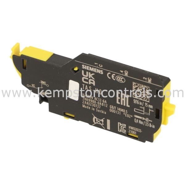 3VATrip/Alarm kontağı 1 bölme,240VAC(50Hz)/250VDC