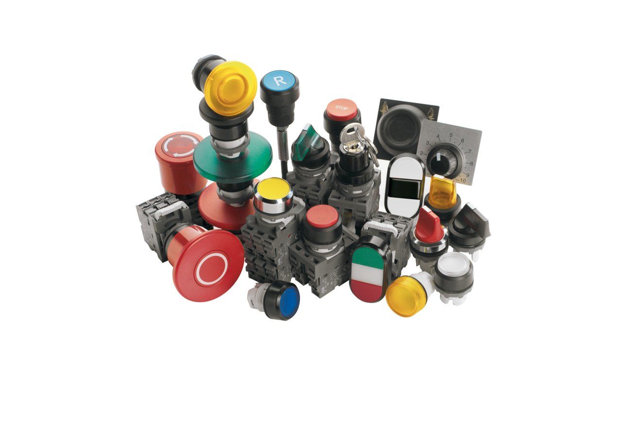 ML1-100R Sinyal lambası kafası kırmızı