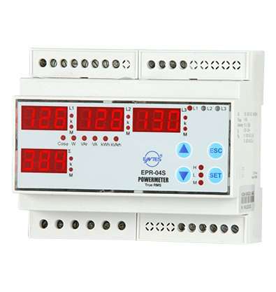 EPR-04S-DIN Güç ve enerji ölçer