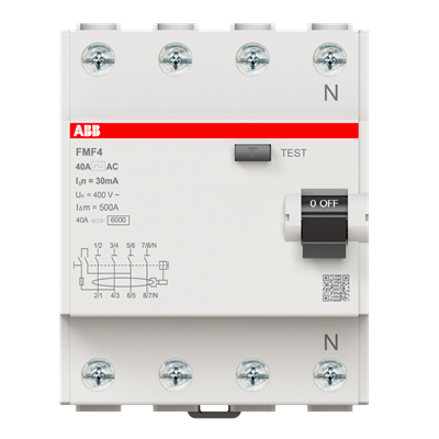FMF440/AC30 4x40  30mA Kaçak Akım 6kA