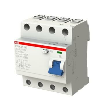 F204 AC-25/0,3  4P, AC, 25A, 300mA K.A.K