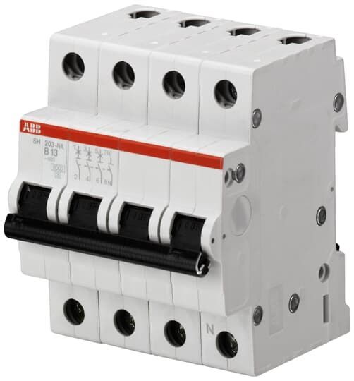 SH203-C16-NA 4*16A NA C tipi 6kA otomatik sigorta