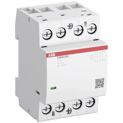 ESB40-22N  230VAC/DC Tesisat Kontaktörü 40A 2NA+2N