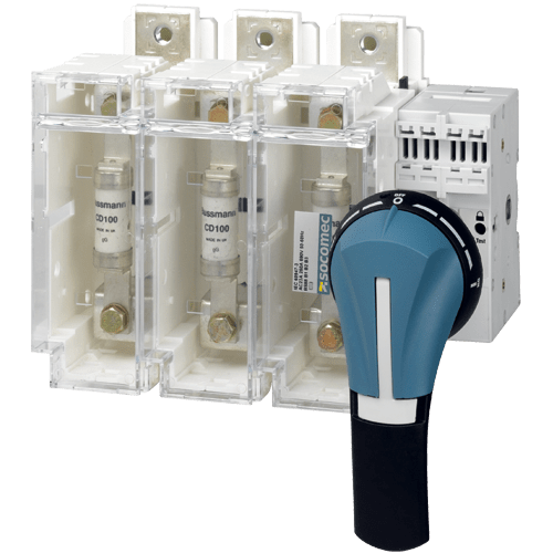 3x400A 2 boy Fuserbloc NFC ve DIN Sig. Yük Kesici