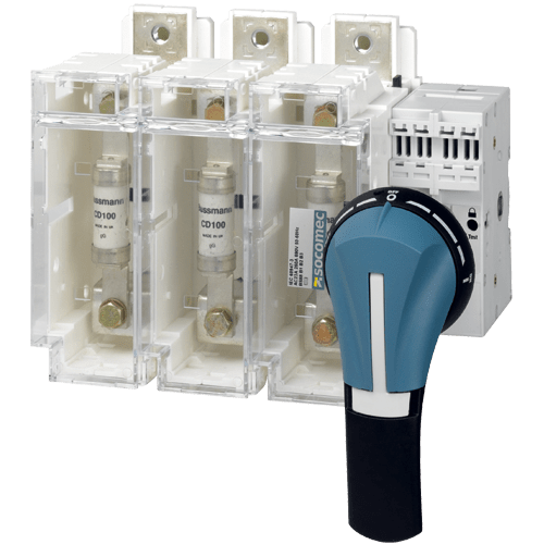 3x400A 2 boy Fuserbloc NFC ve DIN Sig. Yük Kesici