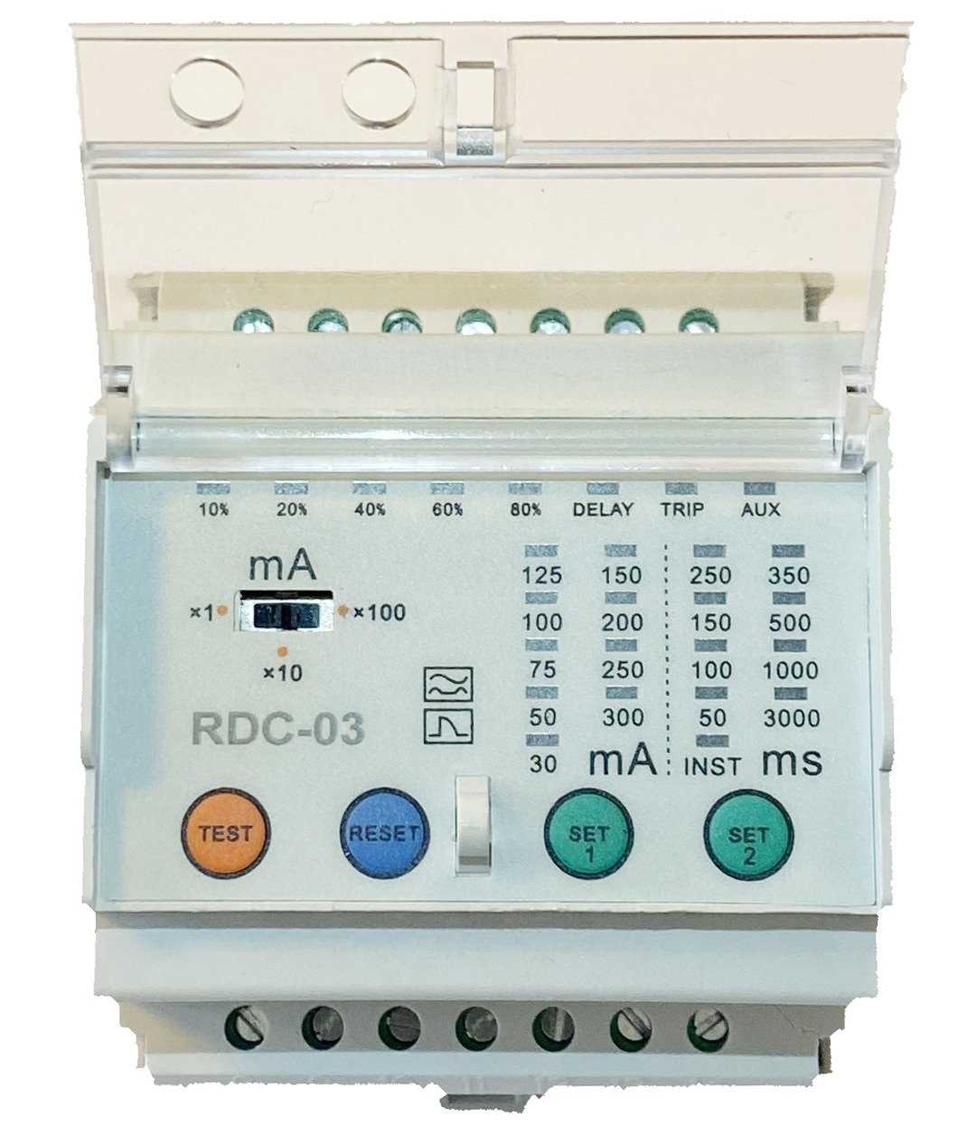 RDC-01 serisi 0.03-0.5A 1NA/1NK Toroid Röle
