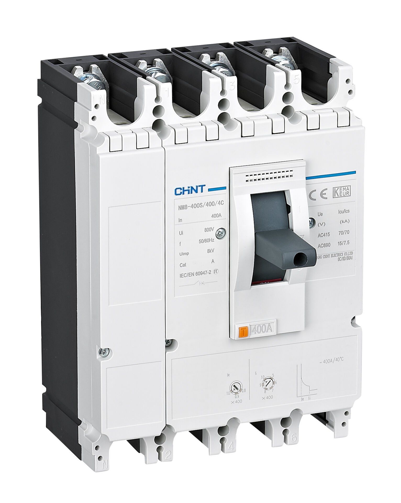 NM8-400S 400A 70kA 4P Termik Manyetik Şalter