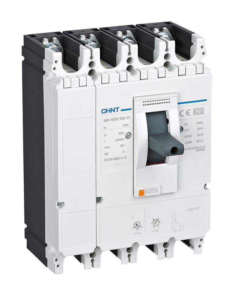 NM8-400S 400A 70kA 4P Termik Manyetik Şalter