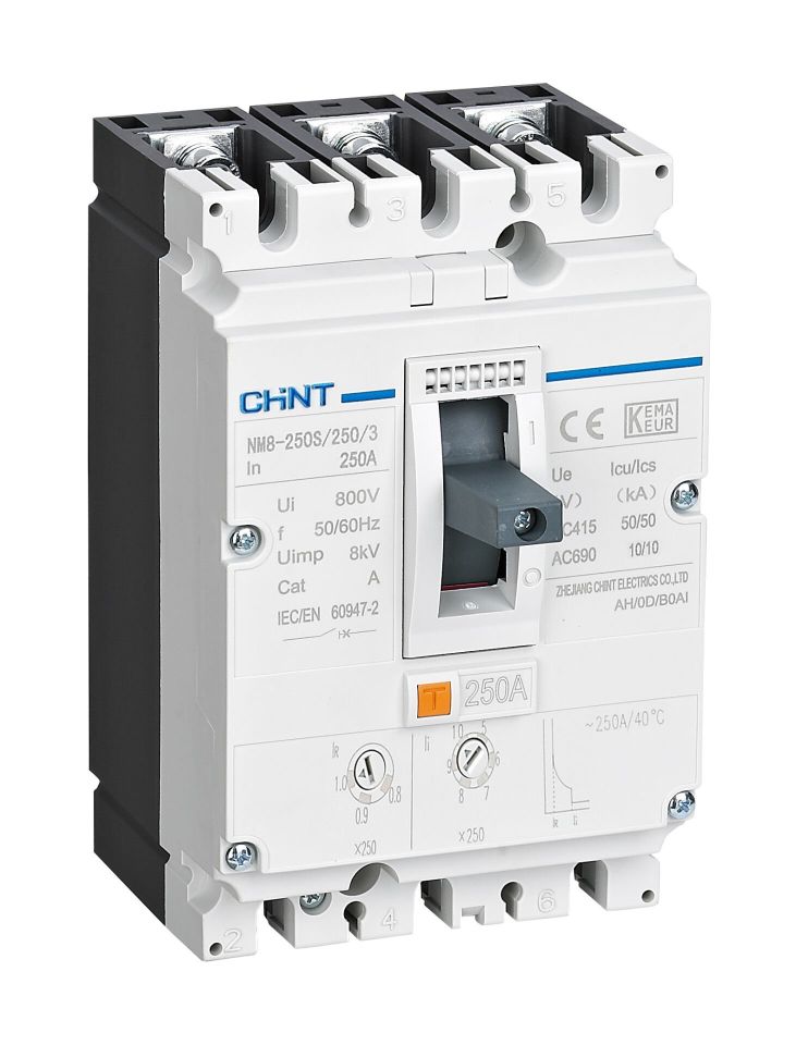 NM8-250S 250A 50kA 3P Temik Manyetik Şalter
