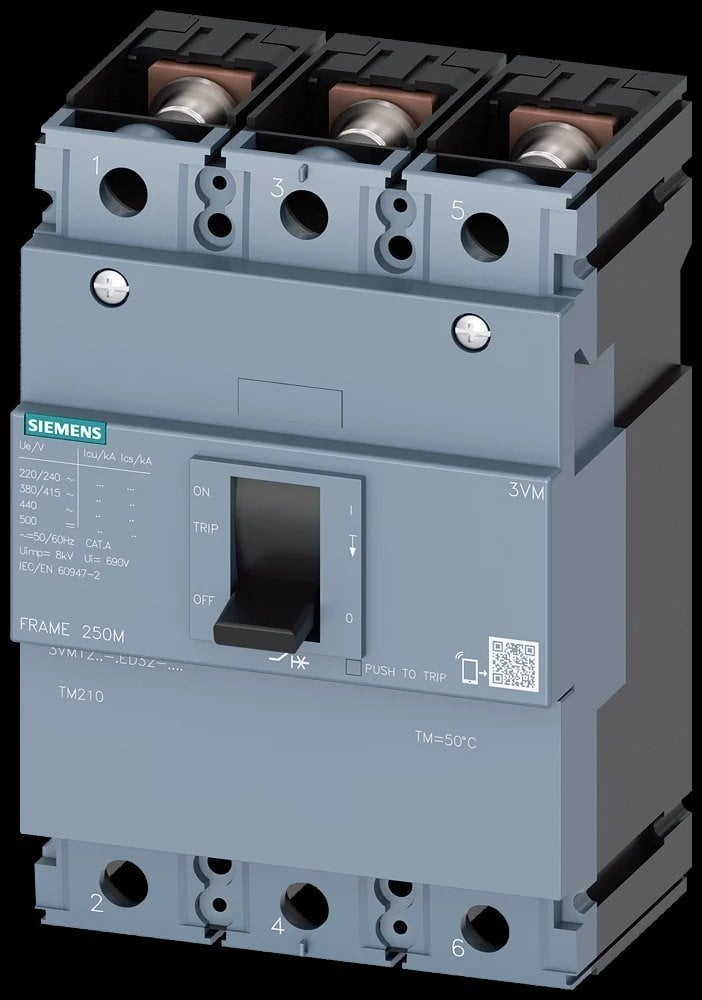 3VM Kom TMŞ;3VM12;25kA;Sabit Ter;Sabit Man;200A;3P