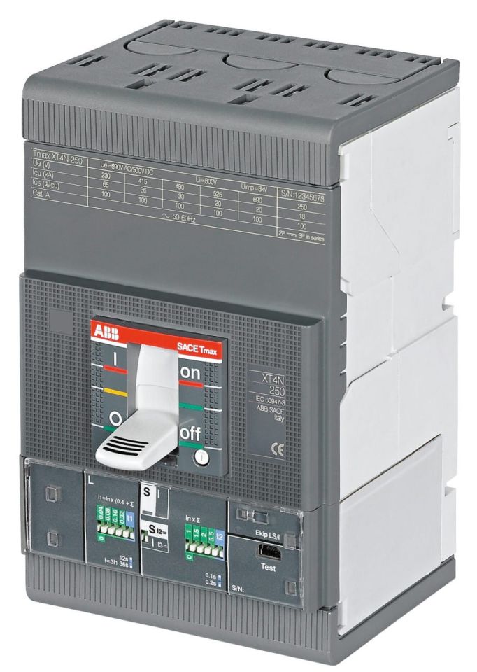 XT4N 250A 36kA 3P Ekip LS/I sabit tip şalter