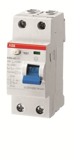 F202 AC-80/0,3  2P, AC, 80A, 300mA K.A.K