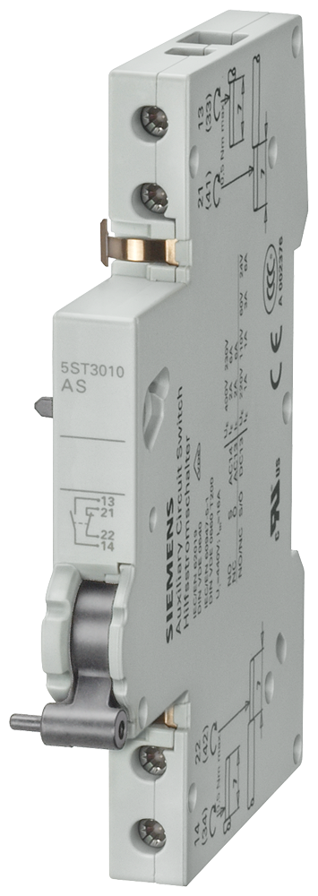 Yar. Kontak Bloğu;5SP4&5SY İçin;1NO+1NC;AC 230V;6A