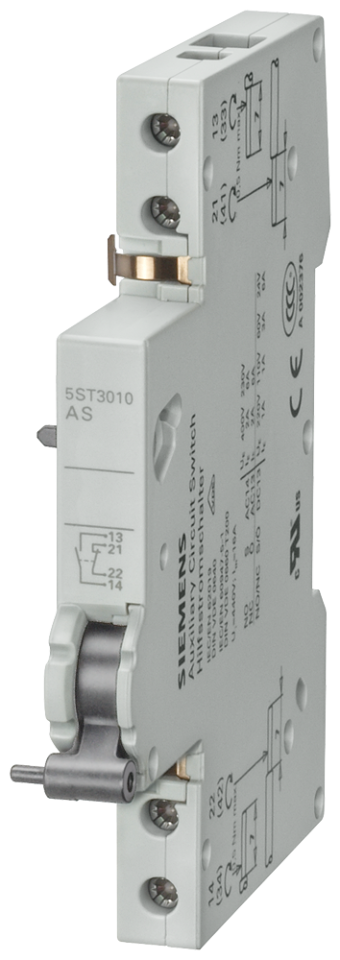 Yar. Kontak Bloğu;5SP4&5SY İçin;1NO+1NC;AC 230V;6A