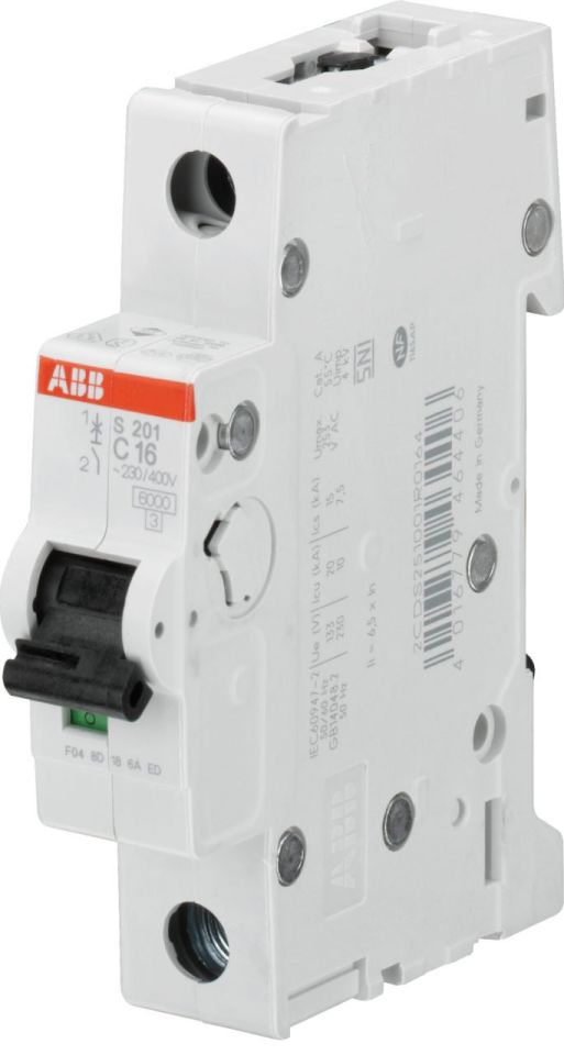 S201M-C25UC 1*25A C tipi 10kA DC otomatik sigorta