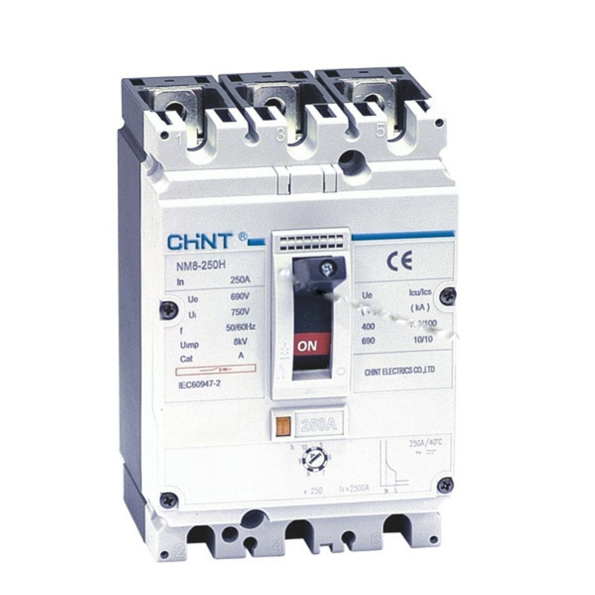 NM8-1250S 1250A 50kA 4P Termik Manyetik Şalter