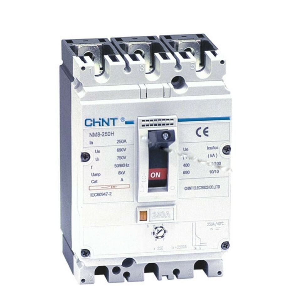 NM8-1250S 1250A 50kA 4P Termik Manyetik Şalter