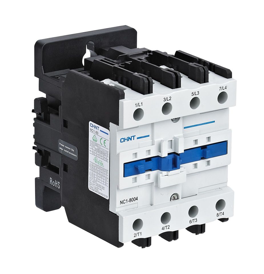 NC1-8004 220V AC 4P 37kW, 80A Kontaktör