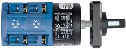 4x40-50A Pako şalter 1-0-2