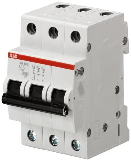 SH203-C40 3*40A C tipi 6kA otomatik sigorta