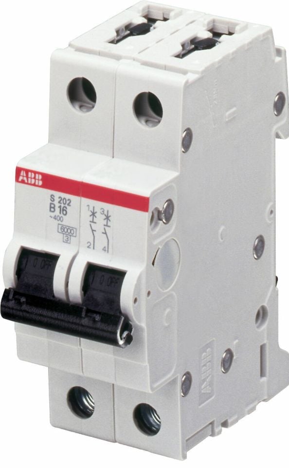 S202M-C2UC 2*2A C tipi 10kA DC otomatik sigorta