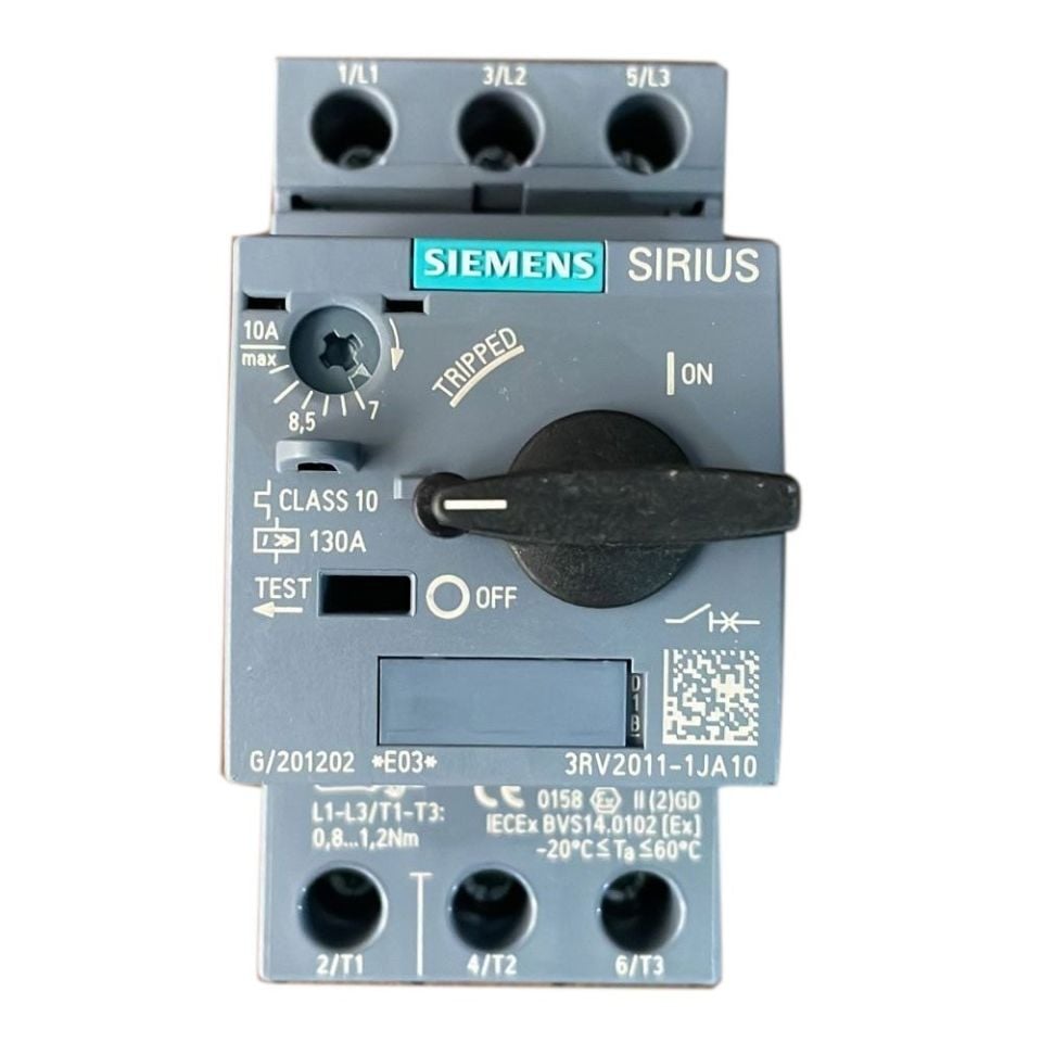 3RV2 Mot.Kr.Şal;Ter&Kısa Dev; 7-10A;100kA ;BoyS00