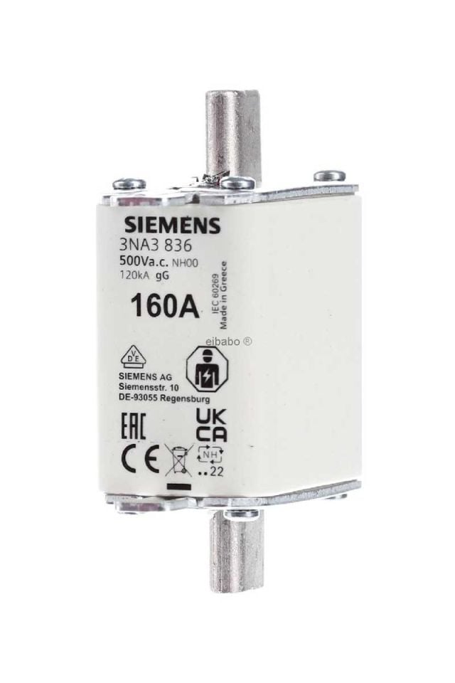 NH-Bıçaklı Sigorta Buşon;160A;Boy 00;Genişlik 30mm