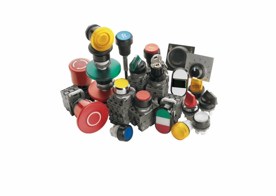 MLBL-07W Sinyal-ışıklı buton için LED'li blok beya