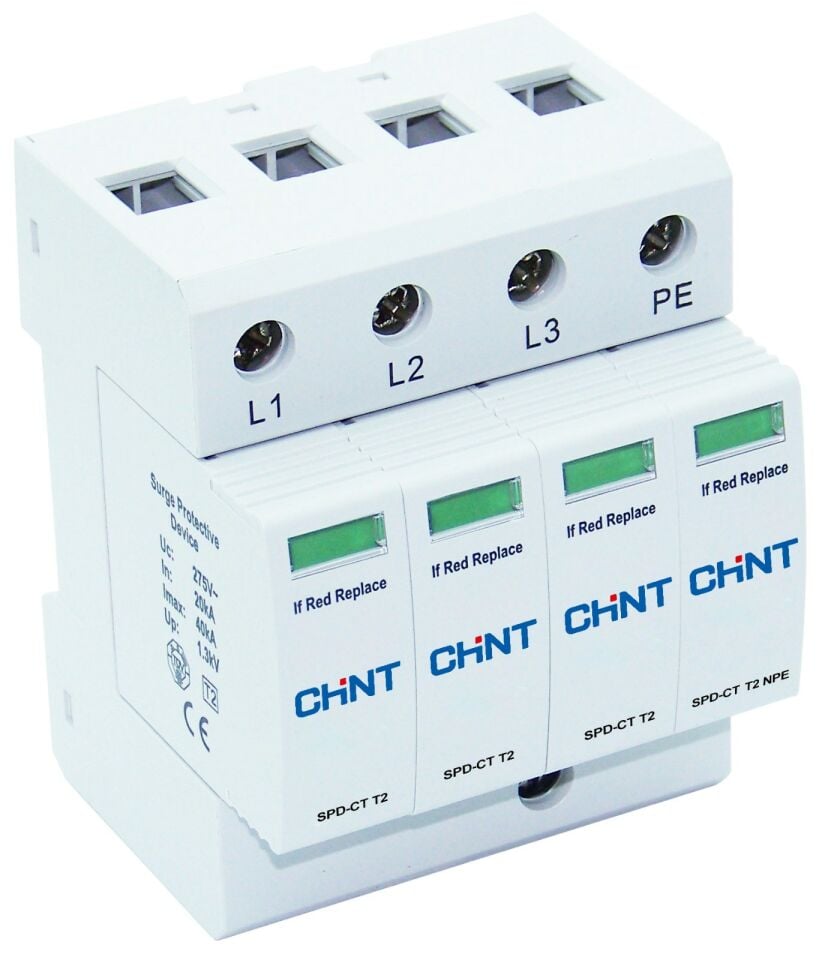SPD-CT Serisi Tip 2 275V 3P+N Alçak Gerilim Prfudr