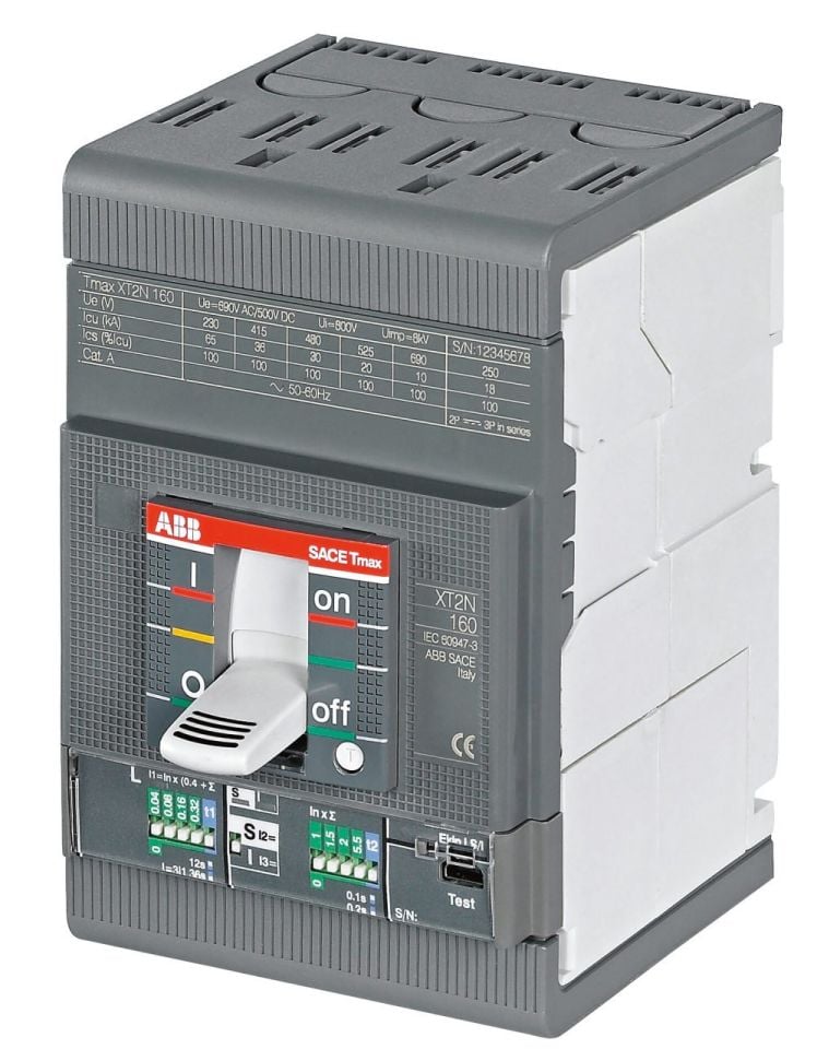 XT2N  63A 36kA 3P Ekip LS/I sabit tip şalter
