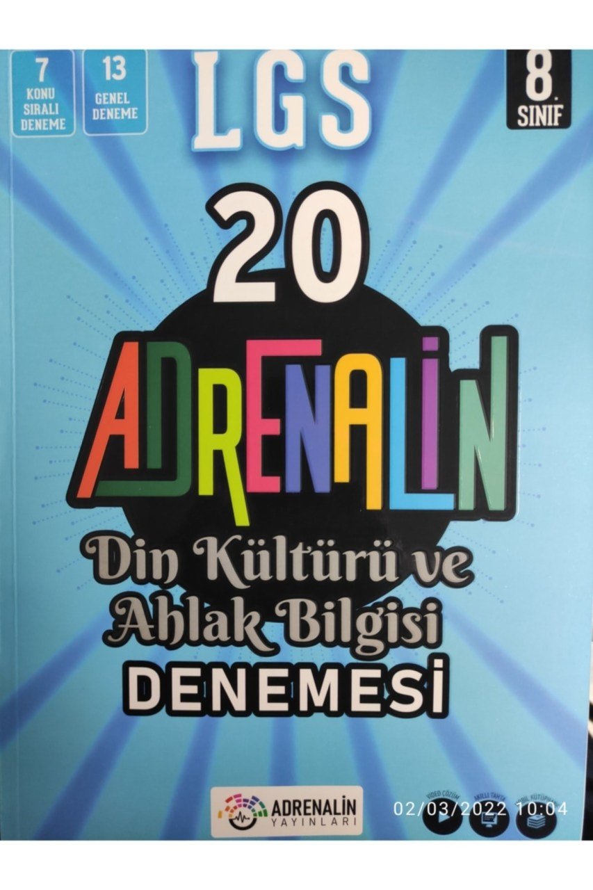 Adrenalin 8. Sınıf Di?n Kültürü 20'li Branş Denemesi