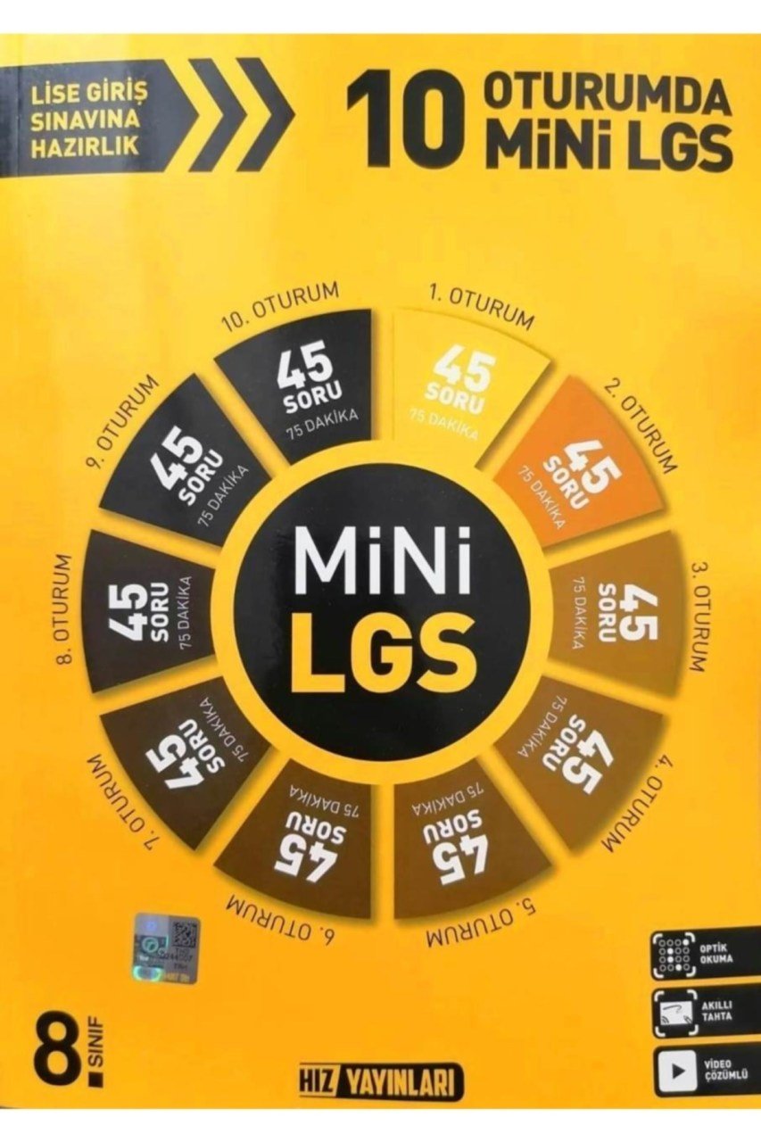 Hız Yayınları Mini Lgs Deneme