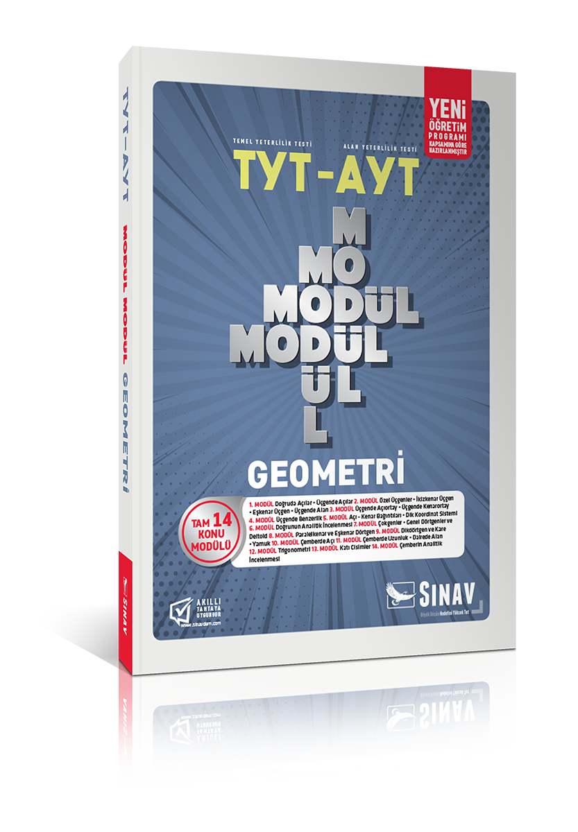 Sınav Yayınları TYT-AYT Geometri Modül Modül Konu Anlatımlı