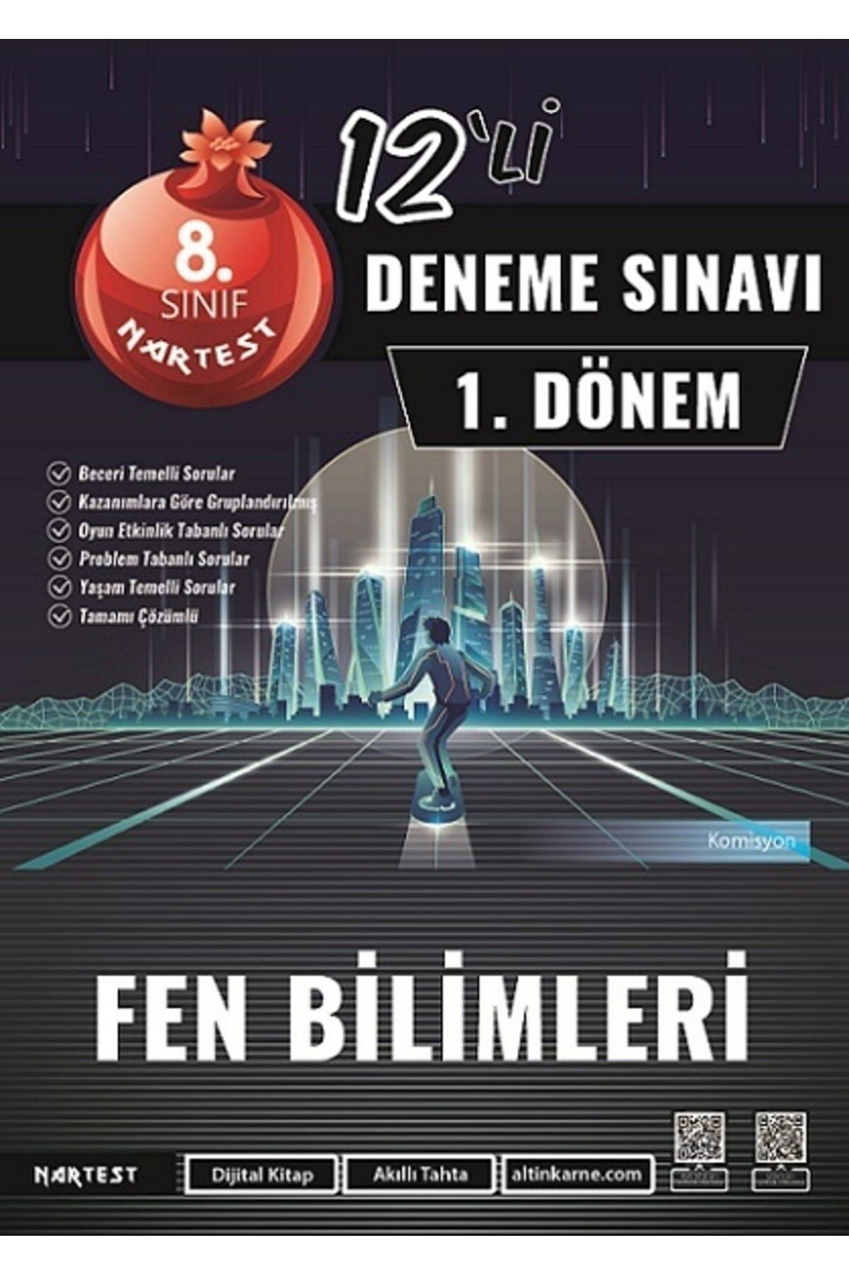 Nartest 8. Sınıf 1. Dönem Mod 12 Fen Bilimleri Deneme Sınavı
