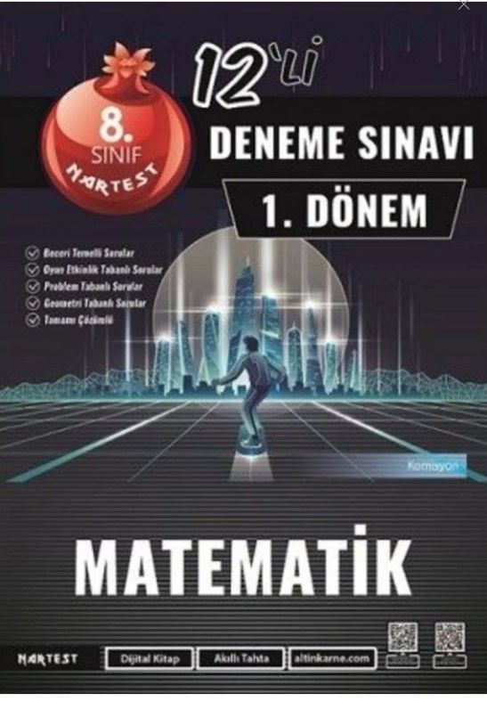 Nartest 8.sınıf Lgs 1.dönem Mod Matematik  12 Deneme