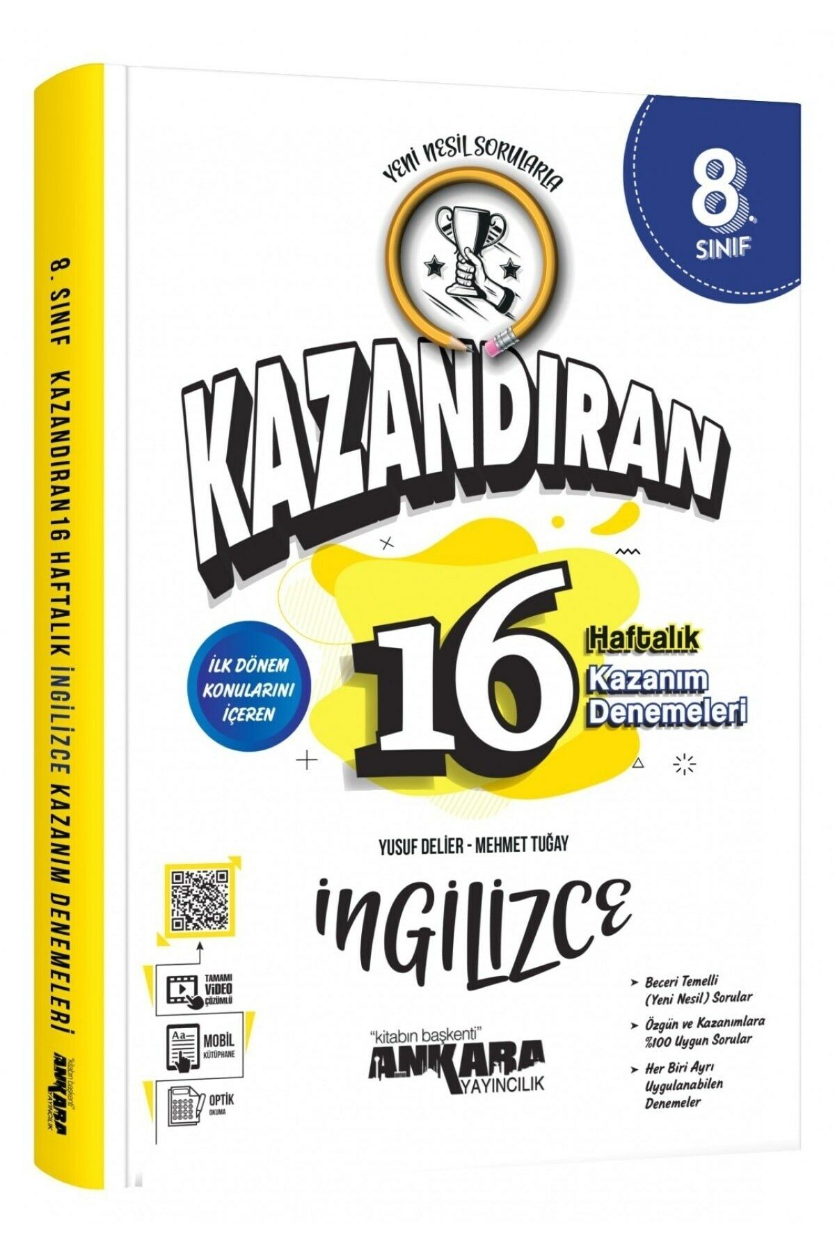 Ankara Yayıncılık Lgs Kazandıran 16 Haftalık Ingilizce Kazanım Denemeleri