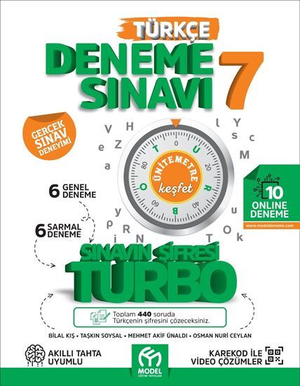 Model Yayınları 7.sınıf Türkçe Turbo Deneme