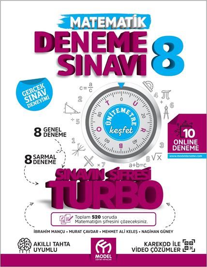 Model Yayınları 8.sınıf Matematik Turbo Deneme