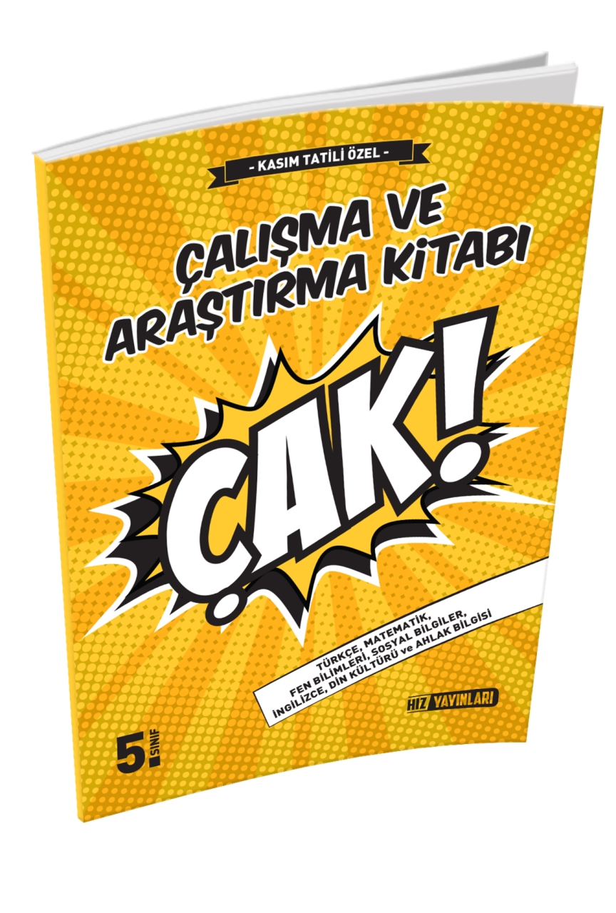 Hız Yayınları 5.Sınıf Çalışma ve Araştırma Kitabı ÇAK